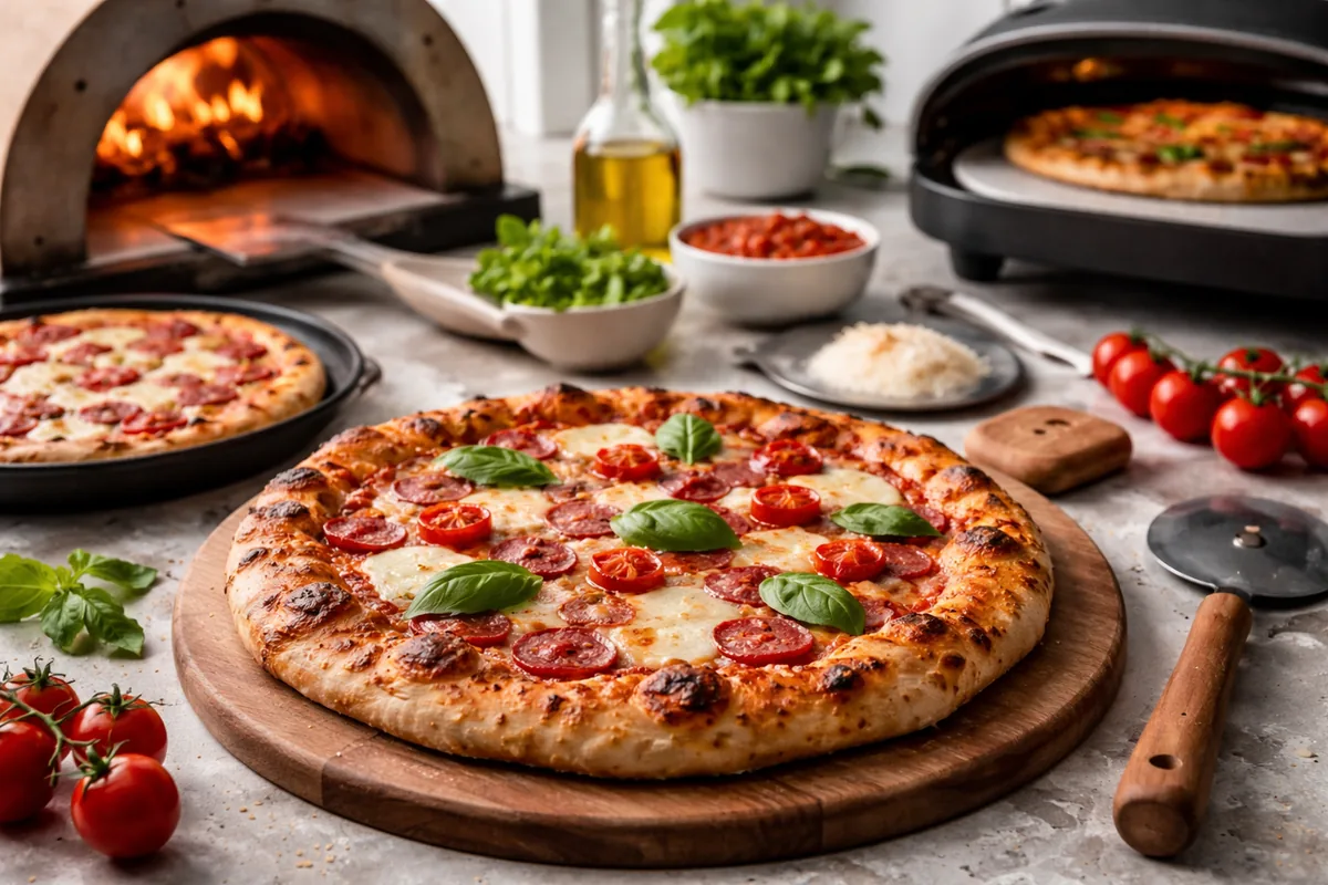 Comment réussir à faire une pizza maison avec des techniques de cuisson variées