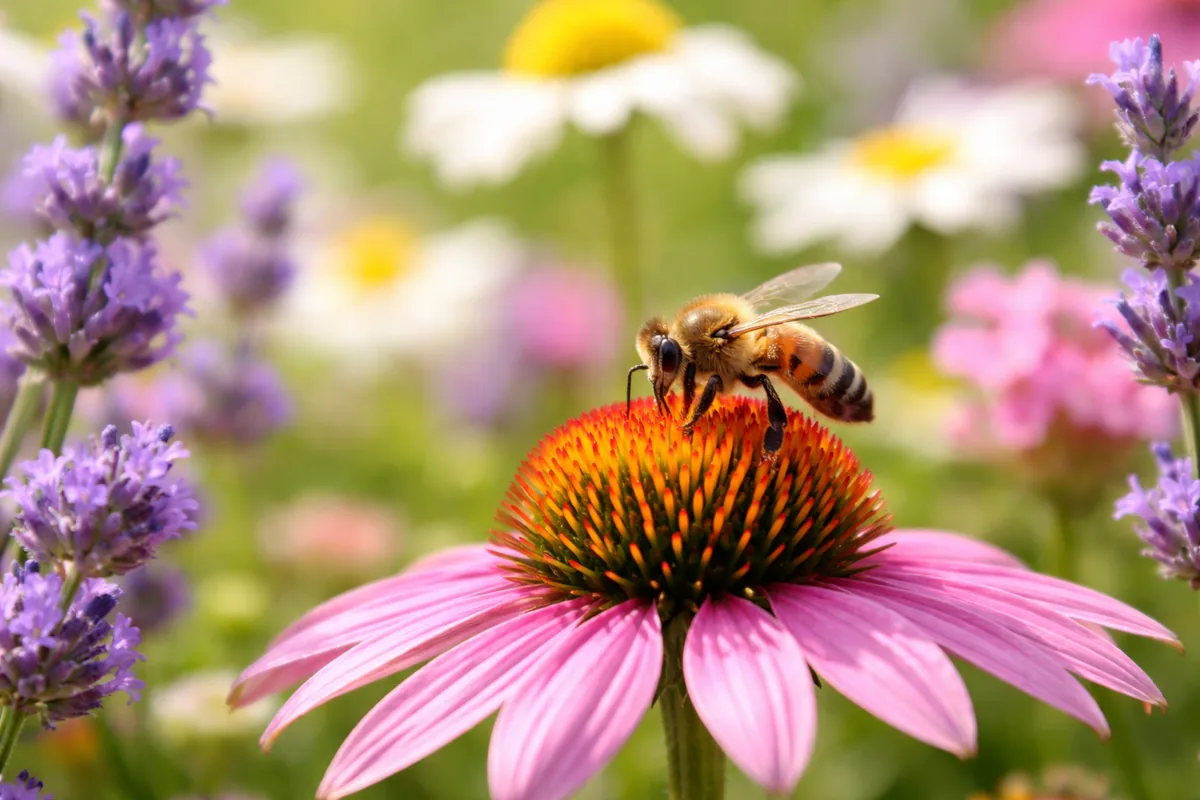 Les interactions fascinantes entre les abeilles et les plantes mellifères