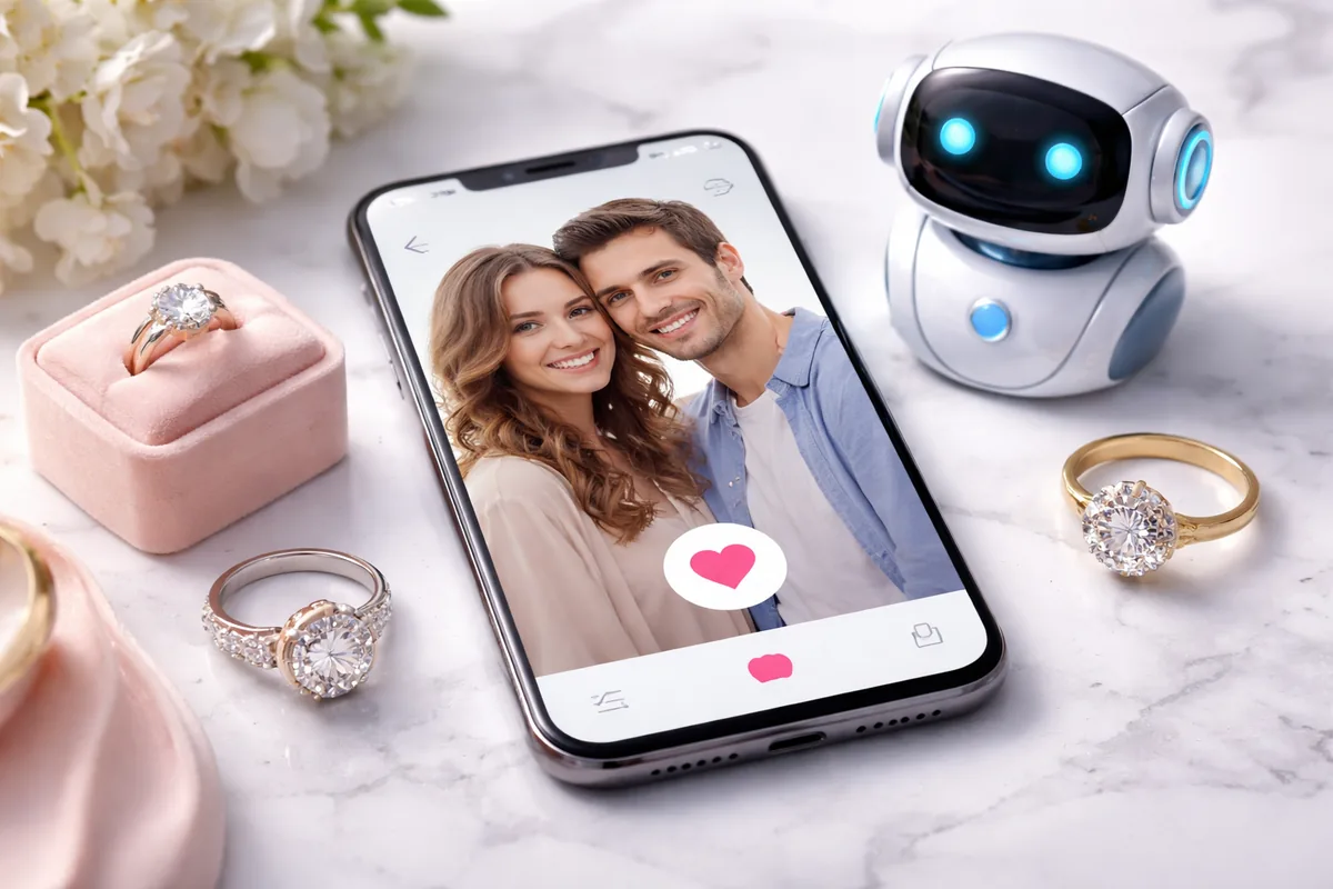Comment l'intelligence artificielle aide à choisir des bagues pour applications de rencontre